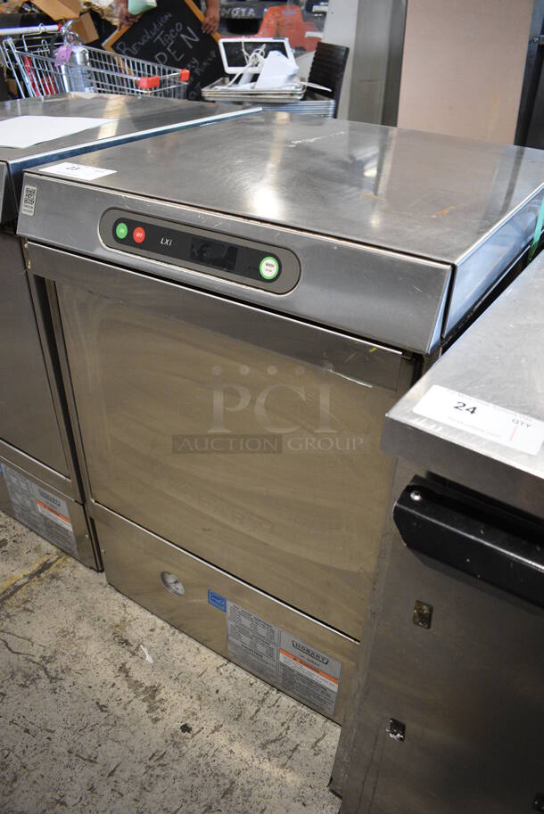 Hobart LXIH ENERGY STAR Stainless Steel Commercial Floor Style Undercounter Hi Temp High Temperature Dishwasher. 120-208-240 Volts, 1 Phase. 24x25x34 - Image 3 of 7