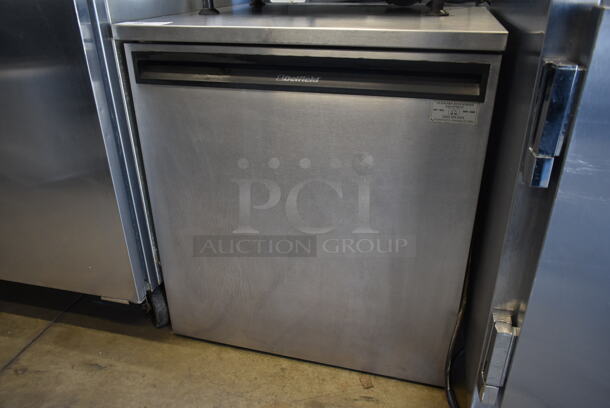 Delfield 406 Stainless Steel Commercial Single Door Undercounter Cooler. 115 Volts, 1 Phase. Tested and Powers On But Does Not Get Cold  - Image 3 of 6