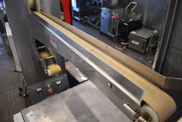 Adamatic RK2100 Stainless Steel Commercial Floor Style Electric Powered Bagel Dough Divider Former on Commercial Casters. 208 Volts, 3 Phase. 9x23x61 - Image 3 of 8