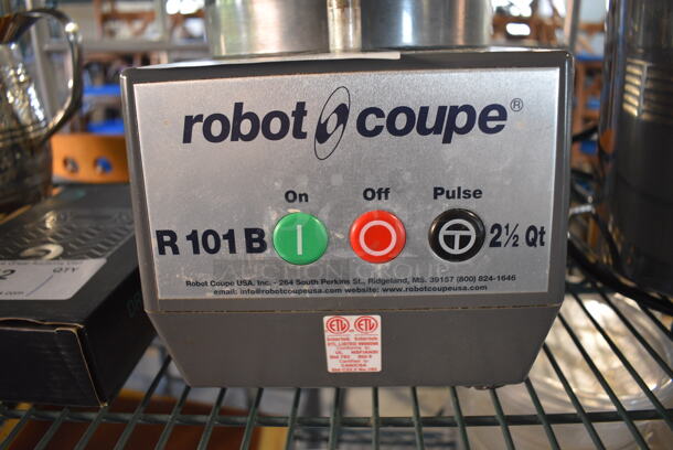 Robot Coupe Model R101B Metal Commercial Countertop Food Processor w/ Bowl, Lid and S Blade. 120 Volts, 1 Phase. 7.5x11x14. Tested and Working! - Image 4 of 6