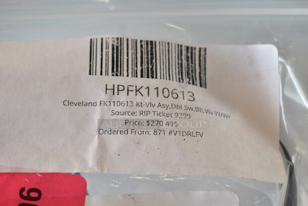 2 BRAND NEW SCRATCH AND DENT! Items; HPKE5383821 Cleveland KE53838-21 Trans;240p/16s/60h #Ftc2016-3- and HPFK110613 Cleveland FK110613 Kt-Vlv Asy,Dbl Sw,Bll,Vlv W/Wr. 2 Times Your Bid! - Image 4 of 4