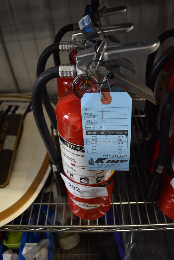 3 Amerex Fire Extinguishers. 4x4x16. 3 Times Your Bid!