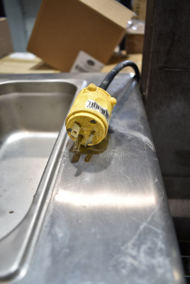 2013 Stainless Steel Commercial 2 Flavor w/ Twist Soft Serve Ice Cream Machine on Commercial Casters. 220 Volts.  - Image 5 of 8