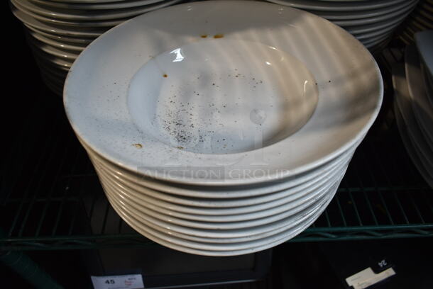 ALL ONE MONEY! Tier Lot of White Ceramic Plates. - Image 3 of 6