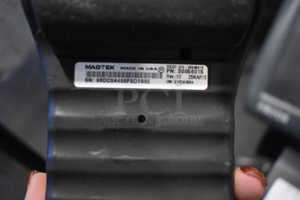 Micros Workstation 5 15" POS Monitor, Epson M129H Receipt Printer, Magtek Credit Card Reader, Motorola Barcode Scanner and Metal Cash Drawer - Image 11 of 12