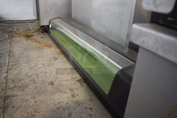 Hoshizaki HNC-210AA-8 Commercial Electric Powered Curved Glass Refrigerated Sushi Counter Display Case 115V Tested And Working - Image 3 of 6