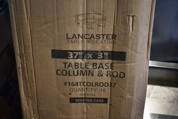 BRAND NEW SCRATCH AND DENT! Box of Lancaster Table & Seating 164TCOLROD37 Table Base Colum & Rod - Image 2 of 4
