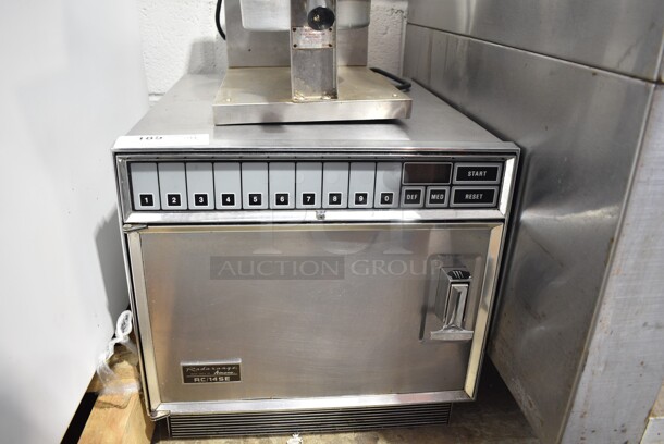 Amana Radarange RC/14SE Stainless Steel Commercial Countertop Microwave Oven.  - Image 1 of 5