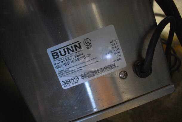 Bunn Model G9-2T DBC Stainless Steel Commercial Countertop Coffee Bean Grinder. 120 Volts, 1 Phase. 8.5x18.5x28. Tested and Working! - Image 5 of 5