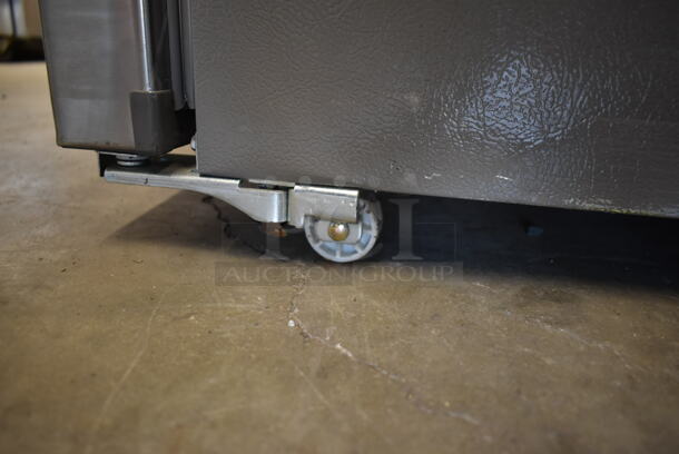 Stainless Steel Cooler Freezer Combo on Casters. Tested and Powers On But Does Not Get Cold - Image 9 of 9