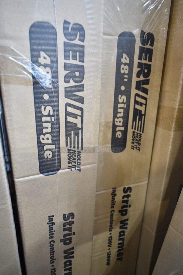 2 BRAND NEW IN BOX! ServIt 423SWI48CP Stainless Steel Commercial 48" High Wattage Strip Warmer with Infinite Controls. 120 Volts, 1 Phase. 2 Times Your Bid! - Image 2 of 4