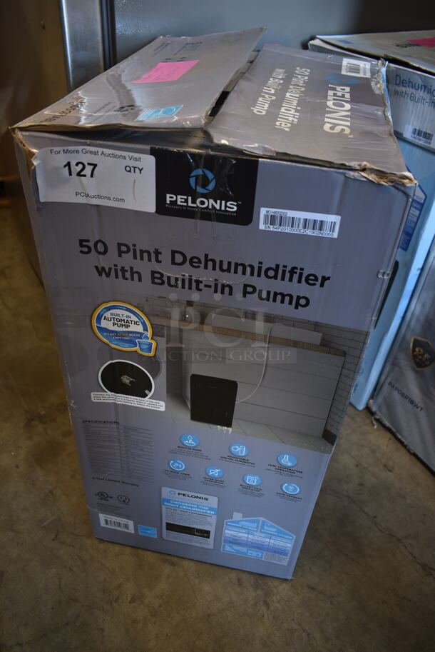 IN ORIGINAL BOX! Pelonis PAD50P1ABL ENERGY STAR 50 Pint Dehumidifier. 115 Volts, 1 Phase. - Image 2 of 8