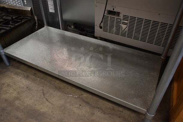 John Boos Butcher Block Table w/ Metal Under Shelf. - Image 3 of 5