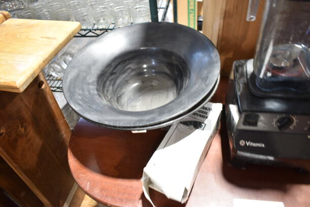 ALL ONE MONEY! Lot of Vitamix Blender w/ 2 Pitchers, Bowls Table and Large Tray - Image 5 of 10