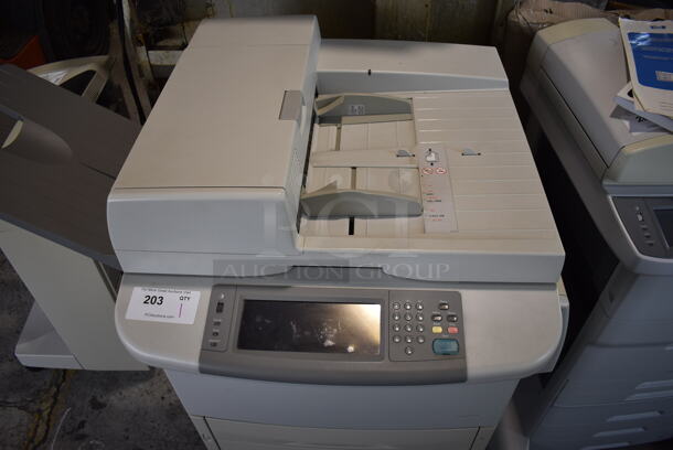 HP LaserJet Floor Style Printer Copier Scanner. 100-127 Volts, 1 Phase. 31x29x48 - Image 4 of 12