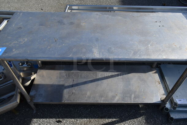 Stainless Steel Commercial Table w/ Under Shelf. - Image 2 of 4