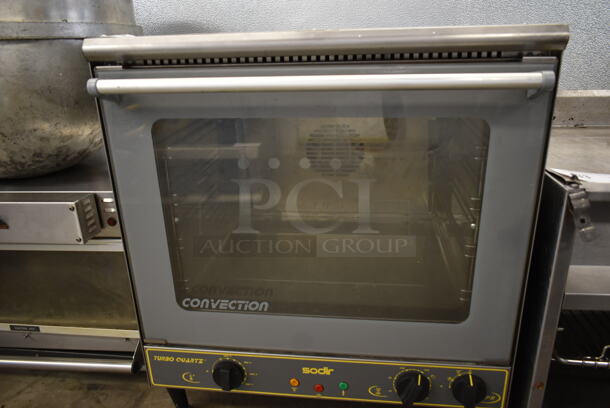 Sodir FC60G Stainless Steel Commercial Countertop Electric Powered Convection Oven. 220 Volts, 1 Phase.  - Image 2 of 5