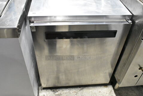 Delfield ND21RS00 Stainless Steel Commercial Single Door Undercounter Cooler. 115 Volts, 1 Phase. Tested and Working!
