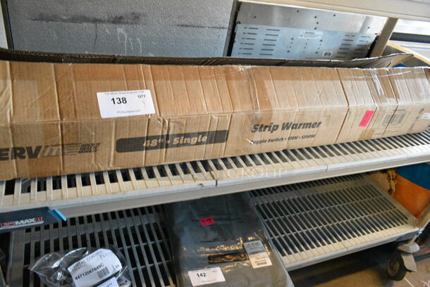 BRAND NEW SCRATCH AND DENT! 423SW48THA ServIt 48" Strip Warmer with Single Toggle Control. 120 Volts, 1 Phase.  - Image 2 of 5