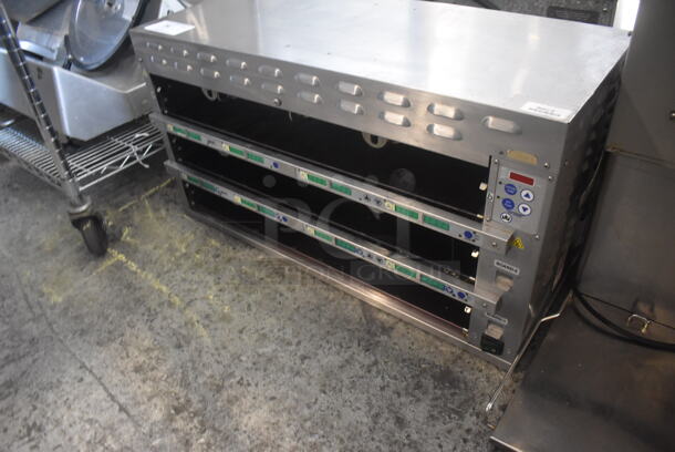 Prince Castle EHB34A Commercial Stainless Steel Electric Free Standing Warming Drawer With 2 Compartments. 208-240V. - Image 3 of 6