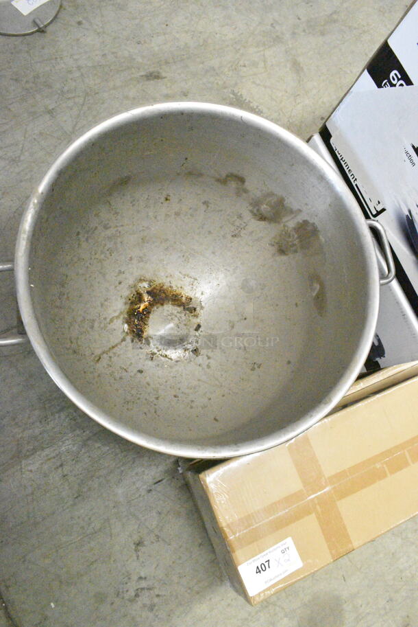 3 Metal Mixing Bowls Including Hobart VMLH30 30 Quart, 40SSAT, Hobart VML80 80 Quart. 3 Times Your Bid!  - Image 10 of 12