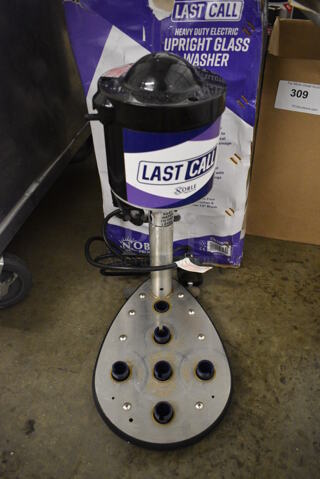IN ORIGINAL BOX! Noble 274LCNBGW Metal Commercial Glass Washer. 120 Volts, 1 Phase. 9x13x16. Tested and Working!