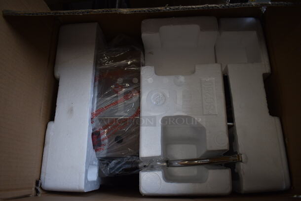 BRAND NEW IN BOX! Carnival King Model 382SCM250 Metal Commercial Countertop Snow Cone Ice Crusher Machine. 120 Volts, 1 Phase.  - Image 3 of 3
