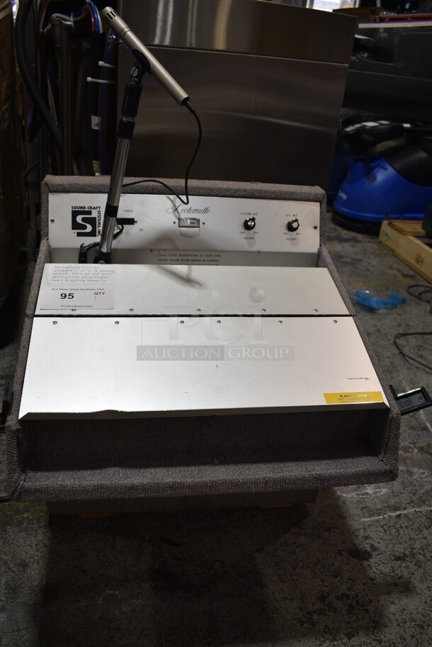 Sound Craft L16B Lecternette. Goes GREAT w/ Item 237! - Image 3 of 8