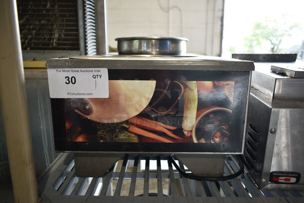 Vollrath HS1220 Stainless Steel Commercial Countertop Food Warmer w/ Adaptor Plate and 1 Drop In Bin. 120 Volts, 1 Phase. Tested and Does Not Power On - Image 2 of 6