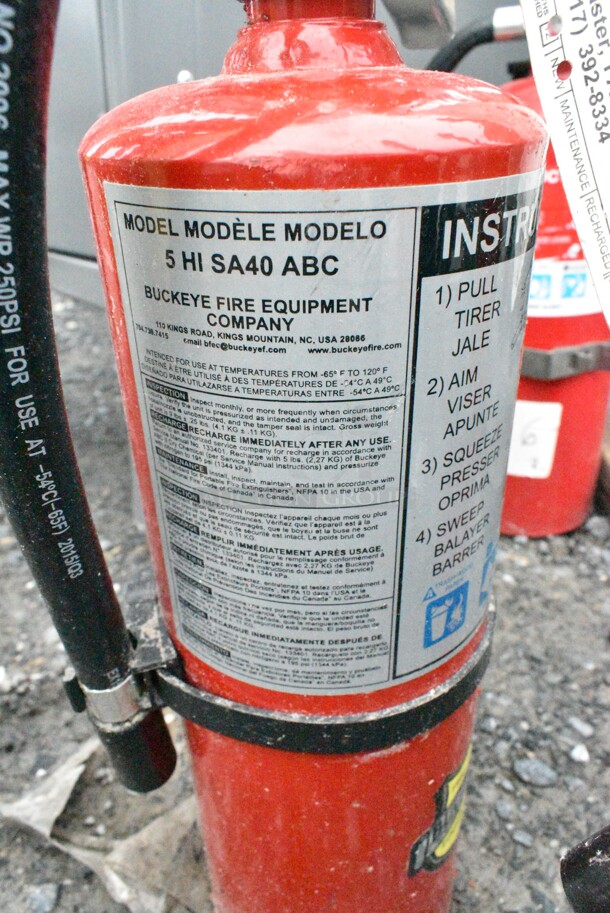 4 Various Fire Extinguishers Including 1 Wet Chemical and 3 Dry. 4 Times Your Bid! Buyer Must Pick Up - We Will Not Ship This Item. - Image 12 of 12