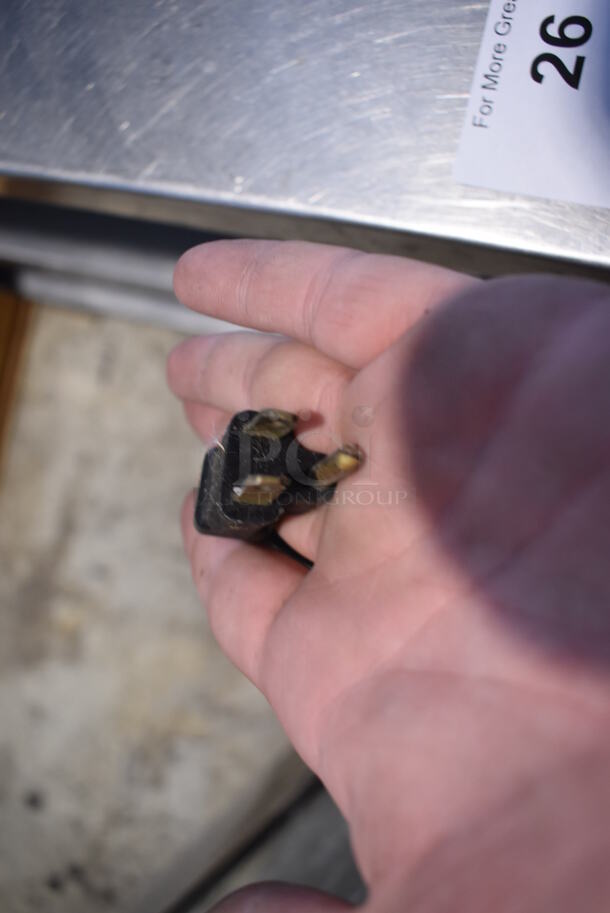 Fagor FMP-60-24 Stainless Steel Commercial Sandwich Salad Prep Table Bain Marie Mega Top on Commercial Casters. 115 Volts, 1 Phase. Tested and Powers On But Does Not Get Cold - Image 8 of 8