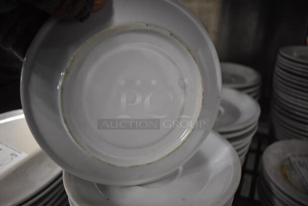 38 White Ceramic Saucers. 7x7x1. 38 Times Your Bid! - Image 3 of 3