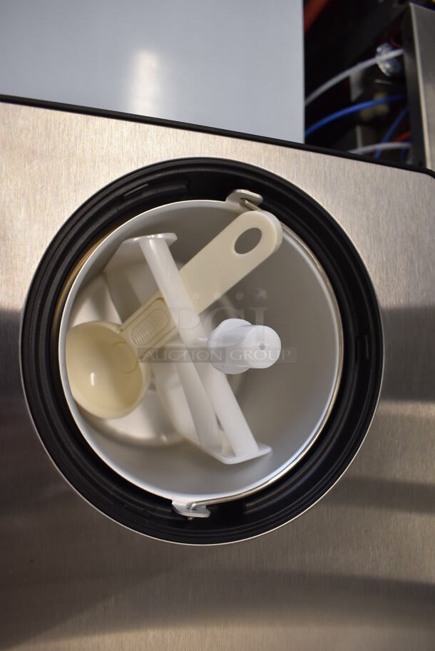 BRAND NEW SCRATCH AND DENT! Whynter ICM-200LS Stainless Steel Commercial Countertop Ice Cream Maker. 110-120 Volts, 1 Phase. 18x17x27. Tested and Working! - Image 3 of 7
