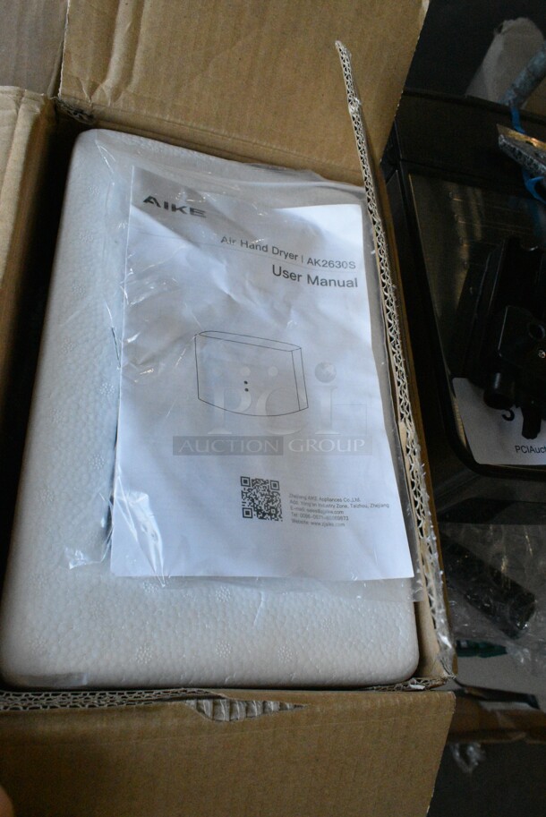 BRAND NEW SCRATCH AND DENT! Aike AK2630S Air Wiper Compact Electric Hand Dryer for Commercial Bathroom - Image 3 of 5
