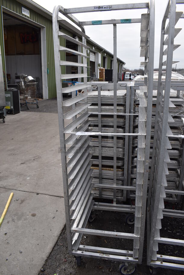 Metal Commercial Pan Transport Rack on Commercial Casters. 20.5x26x70 - Image 4 of 6