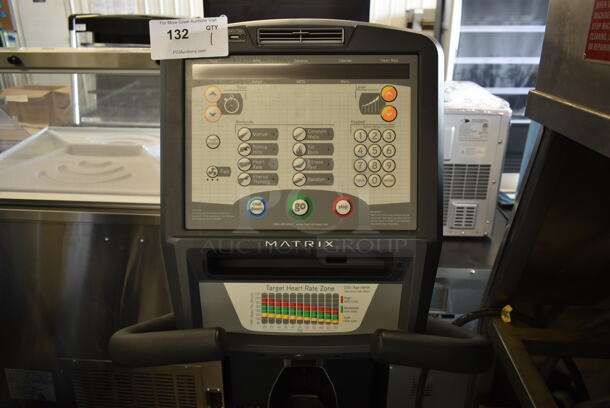 Matrix Commercial Floor Style Stationary Exercise Bicycle. Tested and Working! - Image 3 of 5