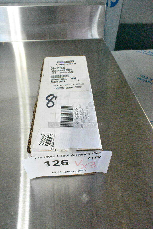 3 BRAND NEW SCRATCH AND DENT! Items Including HP00918409 Hobart 00-918409 Display Mod. -Graphic, Berkel 01-404575-01032 Handle, Whisk Attachment for Mixer. 3 Times Your Bid!  - Image 4 of 7