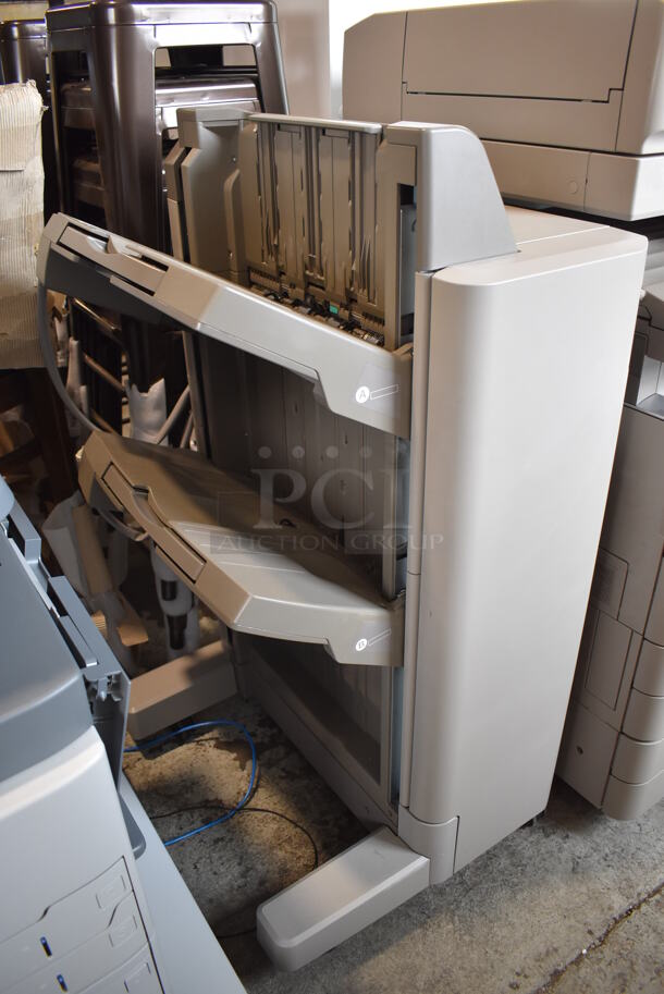 HP LaserJet M5035 MFP Floor Style Printer w/ Paper Stapler Stacker Attachment. 100-127 Volts, 1 Phase. Includes 29x29x47 - Image 5 of 12