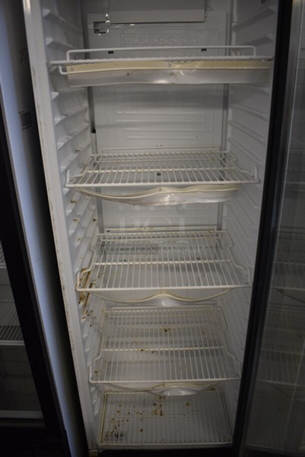 Vestfrost Model SCR 1300 Metal Commercial Single Door Reach In Cooler Merchandiser w/ Poly Coated Racks. 115 Volts, 1 Phase. 23.5x23.5x73. Tested and Working! - Image 4 of 6