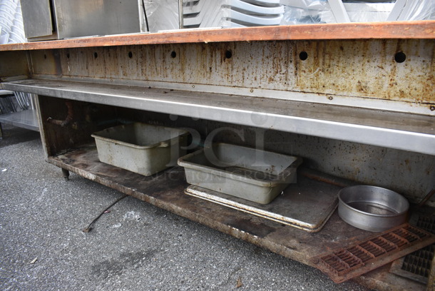 Stainless Steel Commercial Steam Table w/ Cutting Board, Cabinet, 2 Over Shelves and Under Shelf. 90x32x64 - Image 4 of 6