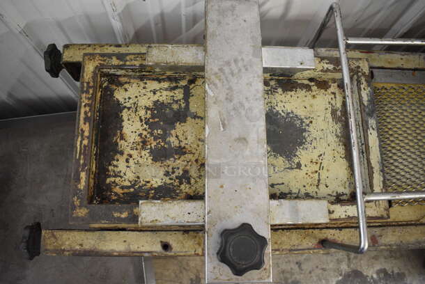 Metal Commercial Floor Style Dough Sheeter. 220 Volts, 1 Phase.  - Image 6 of 8