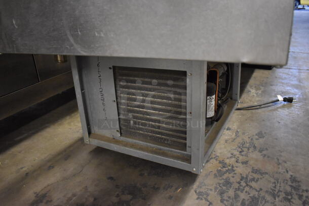 Stainless Steel Commercial Cold Pan Drop In. 115 Volts, 1 Phase. 74x27x22. Tested and Powers On But Temps at 43 Degrees - Image 6 of 6