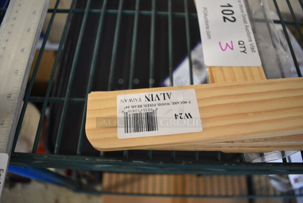 3 Alvin W24 Wooden Standard T Square. 10x26.5. 3 Times Your Bid! - Image 2 of 3