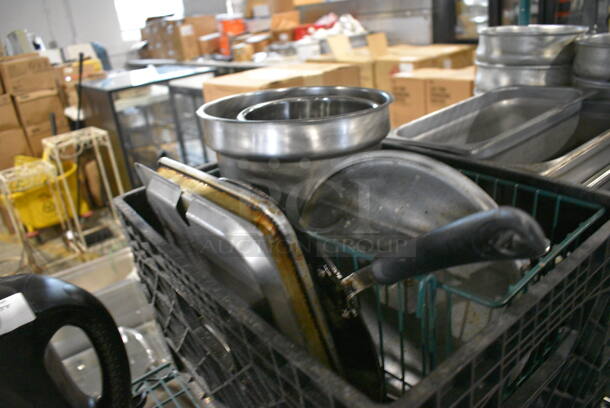 ALL ONE MONEY! Lot of Various Items Including Bins and Green Basket! - Image 2 of 2