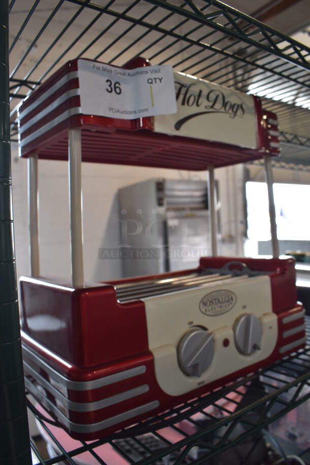 Nostalgia R11D-S00 Metal Countertop Hot Dog Roller. 120 Volts, 1 Phase. Tested and Working! - Image 4 of 5