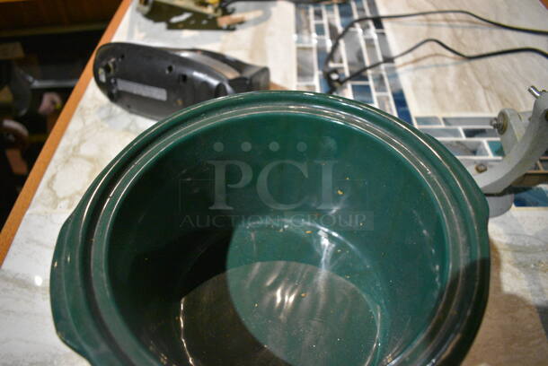 Rival 3120 Metal Countertop Slow Cooker. Missing Lid. 120 Volts, 1 Phase. 9x9x7. (bar) - Image 2 of 5