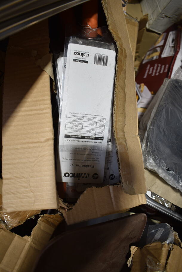 PALLET LOT of 25 BRAND NEW! Items/Boxes Including Stainless Steel Chafing Dish Dome Covers, Springform Pans, 4 Various Winco Chafers, Winco MPB-36 Mop Bucket, Winco TBH-18 18" Table Number Holders. 25 Times Your Bid! - Image 12 of 12