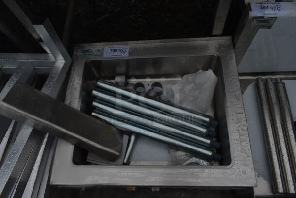 BRAND NEW SCRATCH AND DENT! Regency 600SM16206 Stainless Steel Mop Sink (20" x 16" x 6") - Image 3 of 4