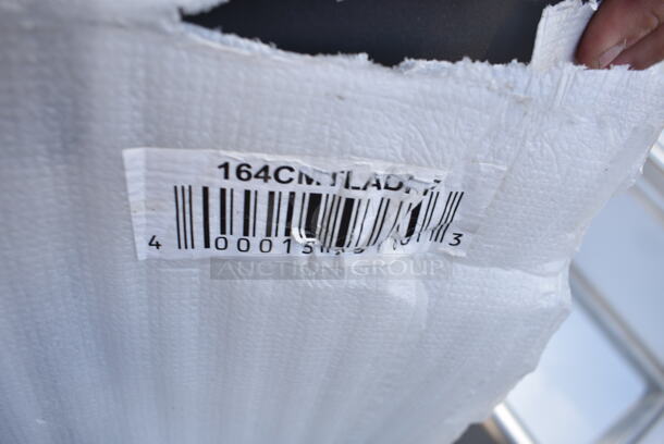 2 BRAND NEW SCRATCH AND DENT! Lancaster Table & Seating 164CMTLADFR Black Metal Dining Height Chair Frame. No Cushion. 2 Times Your Bid!   - Image 5 of 5