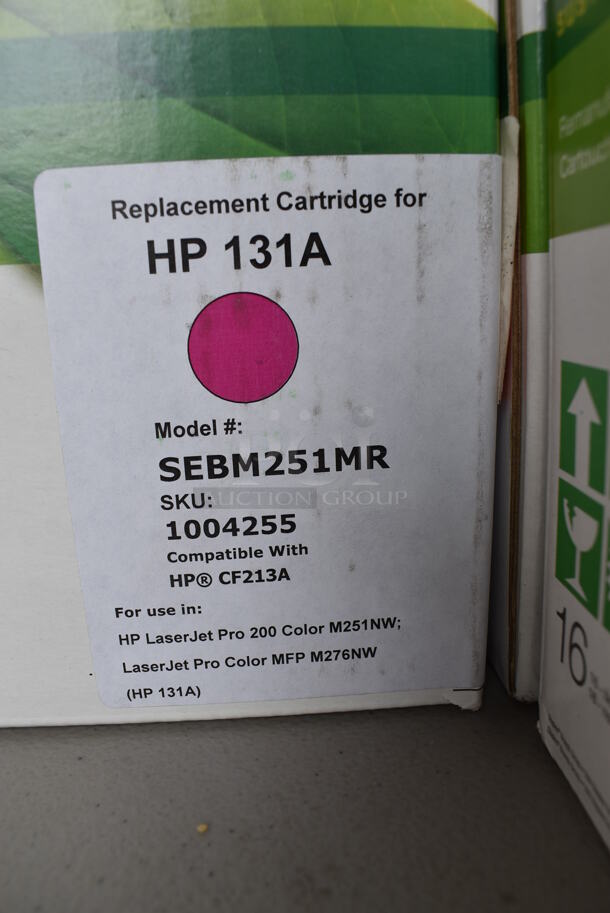 13 Various Boxes of Staples Ink Cartridges; 3 HP131A Blue, 3 HP131A Magenta, 2 HP131A Yellow, 5 HP131A Black. 13 Times Your Bid! - Image 6 of 12